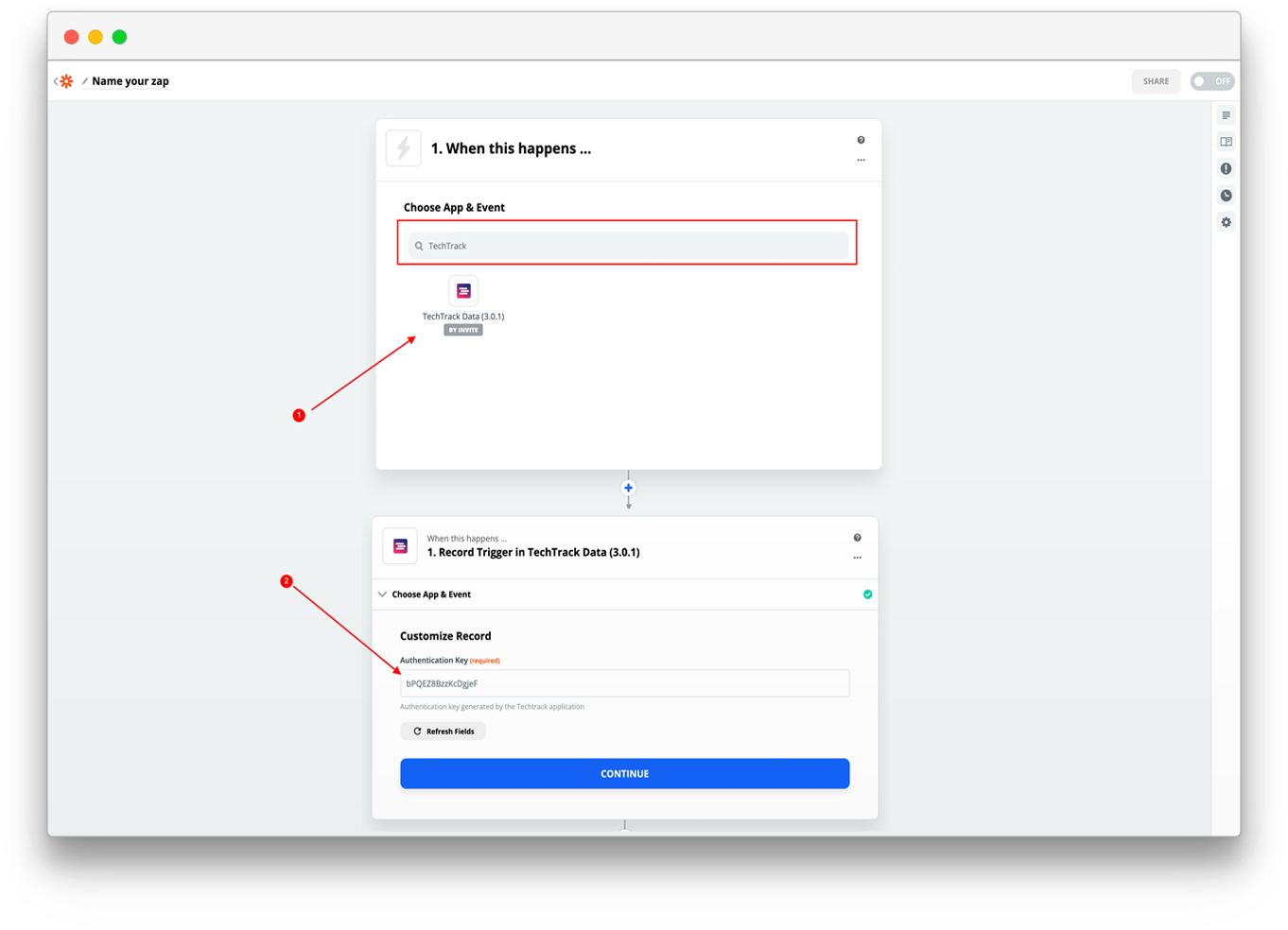 Creating a Zap TechTrack by Quantum Growth Advisors